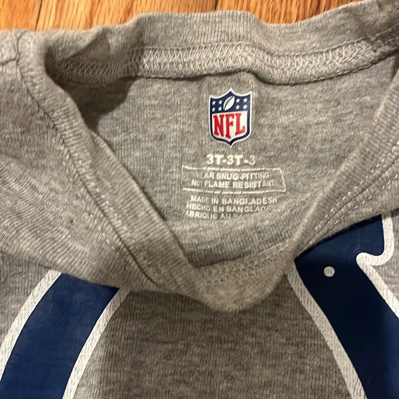 Colts NFL pajamas 3T - Picture 3 of 4